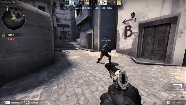 O MELHOR SPRAY DE MAC 10!!! CSGO RUMO AO PRATA 1!!! #1 Ft Kkkarive смотреть онлайн