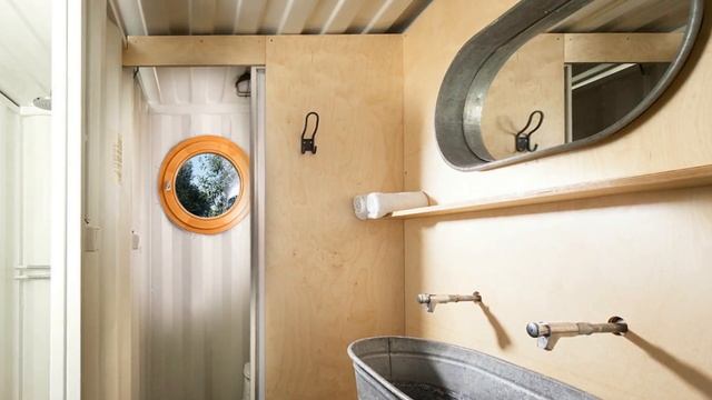 3 Large Shipping Containers Turn Into Amazing ECO-Hotel | Tiny House Interiors смотреть онлайн