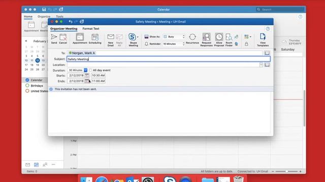 How to set up Meeting - Microsoft Outlook for Mac смотреть онлайн