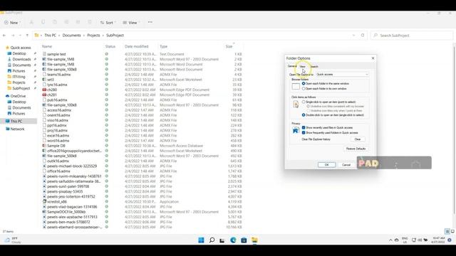 Microsoft Windows 11 How to Customize the File Explorer interface смотреть онлайн