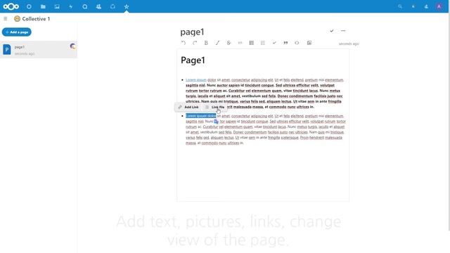 How to use Collective app in Nextcloud смотреть онлайн