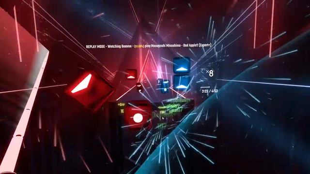 Beat Saber Masayoshi Minoshima - Bad Apple Camellia Remix - Expert+ смотреть онлайн