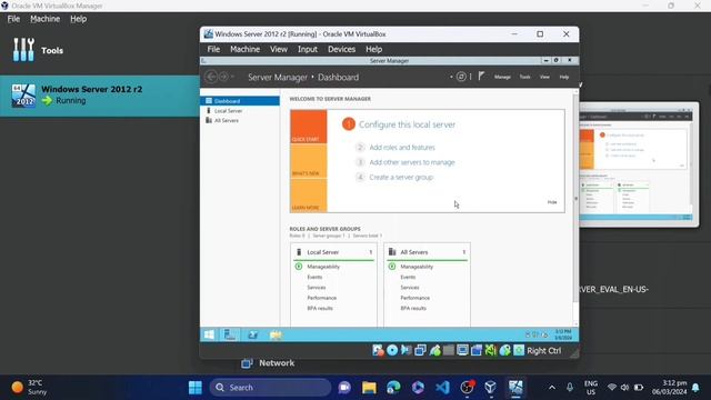 How to install Windows Server 2012 R2 via Virtual Box. смотреть онлайн