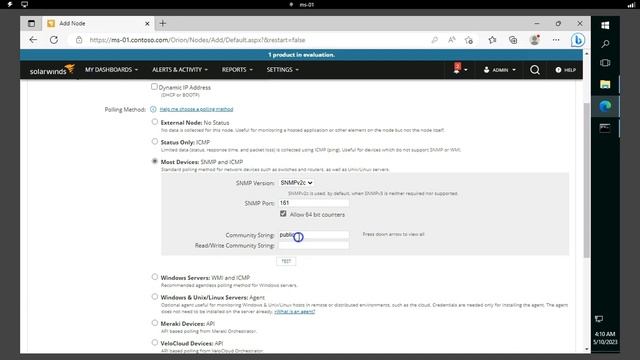 Solarwinds Polling methods - SNMP смотреть онлайн