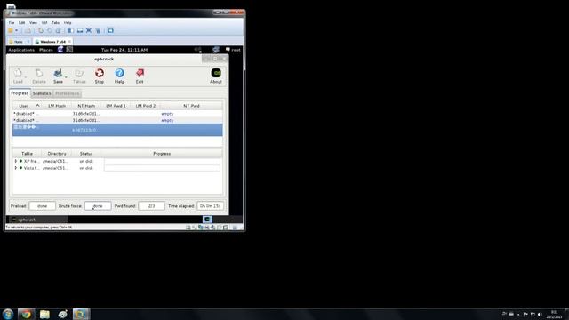 如何破解Windows登入 ( Ophcrack) смотреть онлайн