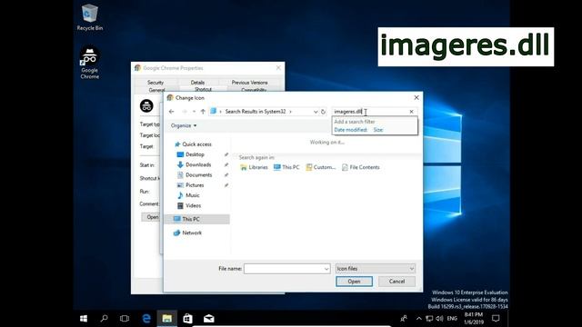 How to change shortcut file icon Windows 10 смотреть онлайн