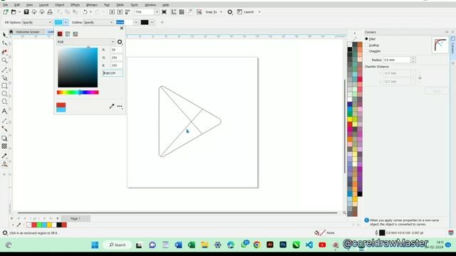 CorelDRAW tutorial logo design Play Store logo design in CorelDRAW 2024" #coreldraw #logo #graphic смотреть онлайн