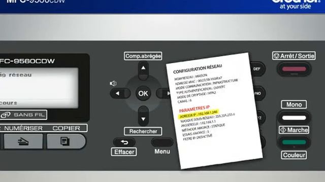 Vista - Configurer mon centre multifonction Brother avec un routeur sécurisé? MFC-9560CDW смотреть онлайн