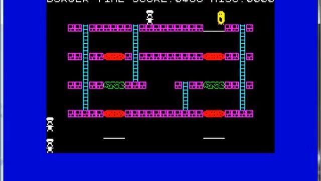 Burger Time - Sinclair ZX Spectrum - emulador ZEsarUX 3.0 - probado Windows 7 x64 смотреть онлайн
