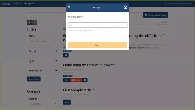 Early Preview/Demo of DSpace 7 Submission and Workflow process смотреть онлайн