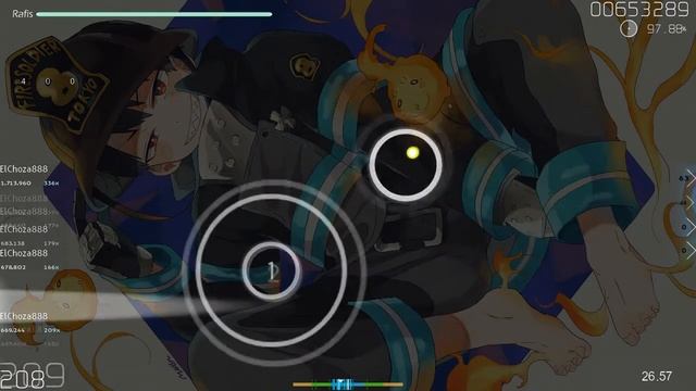 Osu! Mrs GREEN APPLE-Inferno 3.43 stars 96.21%/ :D смотреть онлайн
