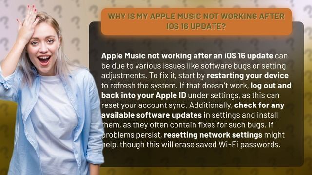 Why is my Apple Music not working after iOS 16 update? смотреть онлайн