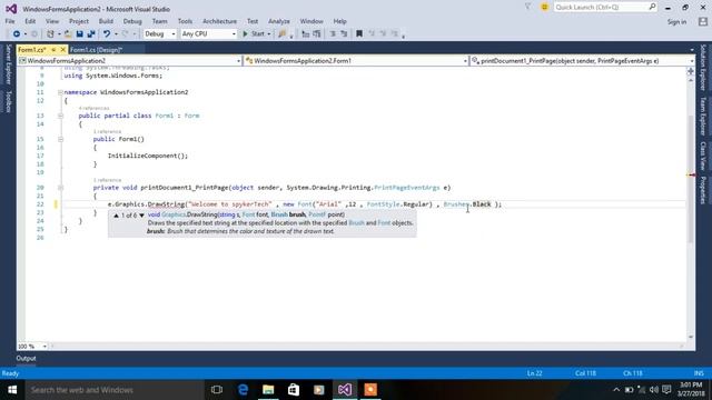 Print Document in C# | Printing in C# | Bill Printing смотреть онлайн