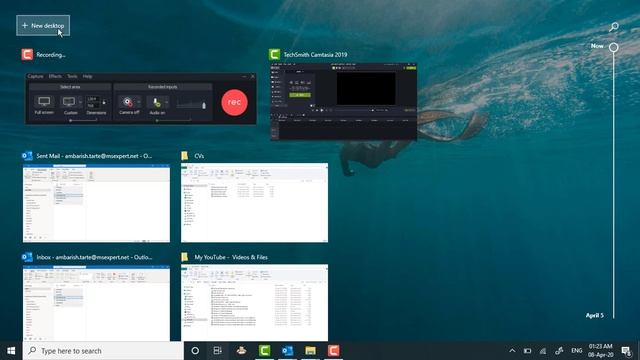 Windows 10 Tip: Virtual Desktop смотреть онлайн