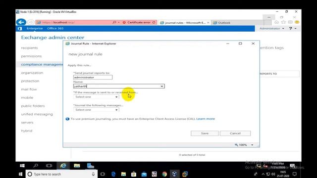 How to Configure Journaling Rule in Exchange Server 2016 - YouTube смотреть онлайн
