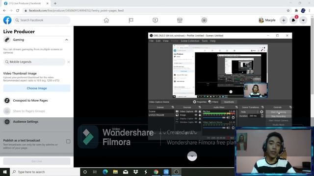 How to livestream Games | Mobile Legends | PubG | Ros | Any games | Using OBS and A Power Mirror. смотреть онлайн