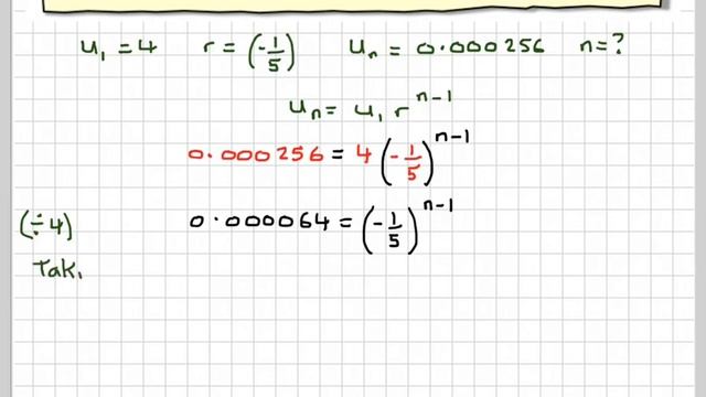 3.2 Finding n for a GP with a particular term смотреть онлайн