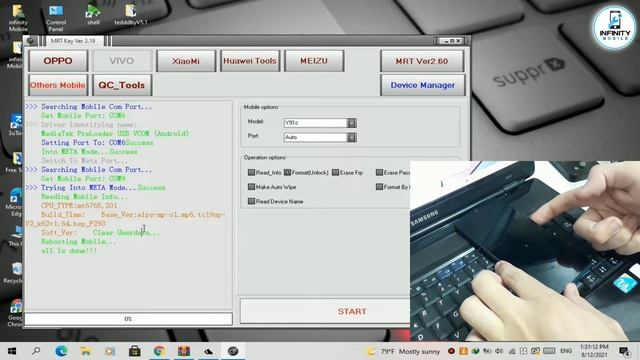 ViVo Y91c/Y91i/Y93/Y95.. FRP/Remove Screen Lock Pattern/Pin/Password/Face Lock Without Box 2021 смотреть онлайн