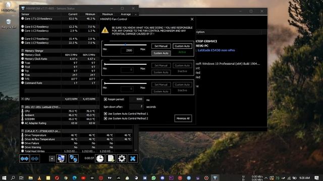 LAPTOP FAN SPEED setting USING HWINFO IN 3MINS COOL DOWN YOUR LAPTOP TEMPS!!! смотреть онлайн