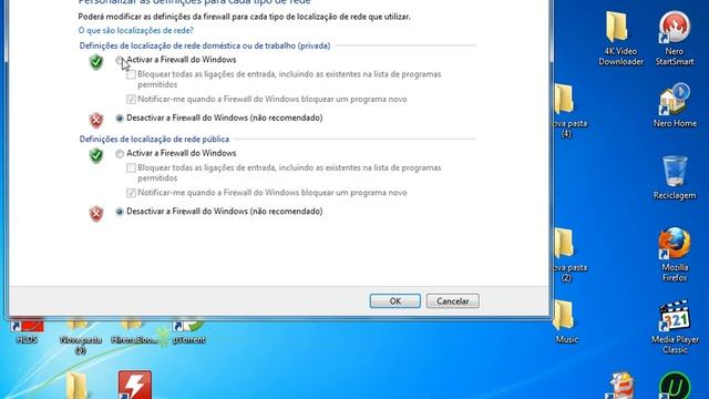 como ativar e desativar o firewall do windows 7 смотреть онлайн