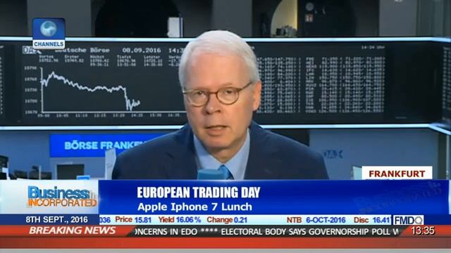 Business Incorporated: Apple Stocks Trade In Negative Despite I Phone 7 Launch смотреть онлайн