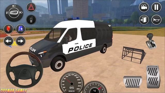 US American Police Van Driving - City Patrol Ride! Android gameplay смотреть онлайн