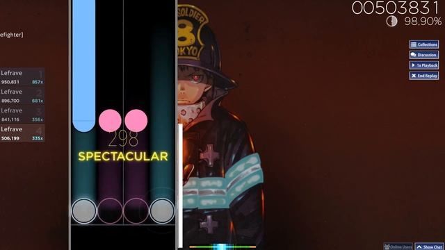 Mrs. GREEN APPLE - Inferno (TV Size) [Firefighter] | osu!mania смотреть онлайн