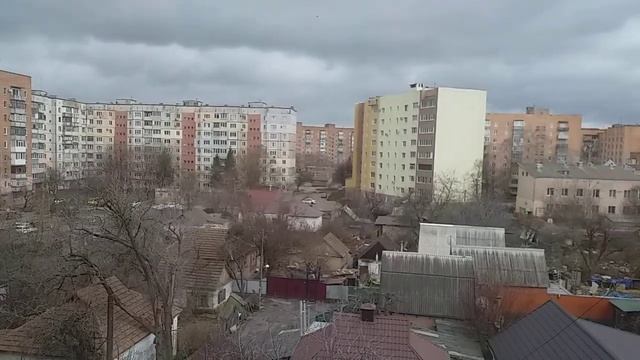 View from my window. Poltava, Ukraine. April 2023 смотреть онлайн