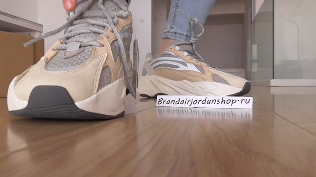 On Foot for Adidas Yeezy Boost 700 V2 Cream Original Materials Ready to Ship from BrandairjordanSho смотреть онлайн
