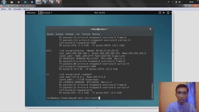 Konfigurasi Jaringan di OS Debian 8 ( Server ) dan OS Windows XP (Client) via VirtualBox смотреть онлайн