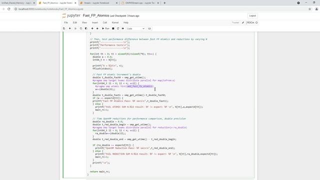 AMD ROCm™ OpenMP Demo смотреть онлайн