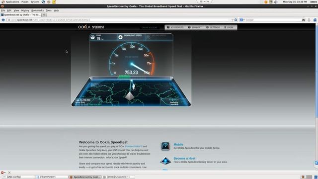 Speedtest.net 1Gbps Connection Test смотреть онлайн