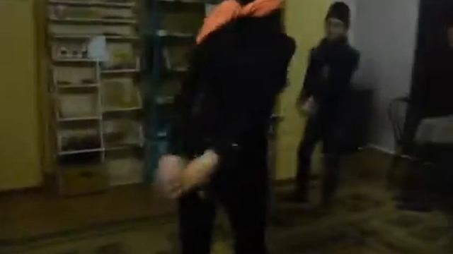 Crazy Blindfold Game in Apple Hostel Bishkek Kyrgyzstan Dec 2015 смотреть онлайн