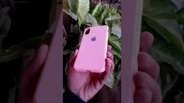 Pink Silicone Case for Apple iphone xs max смотреть онлайн