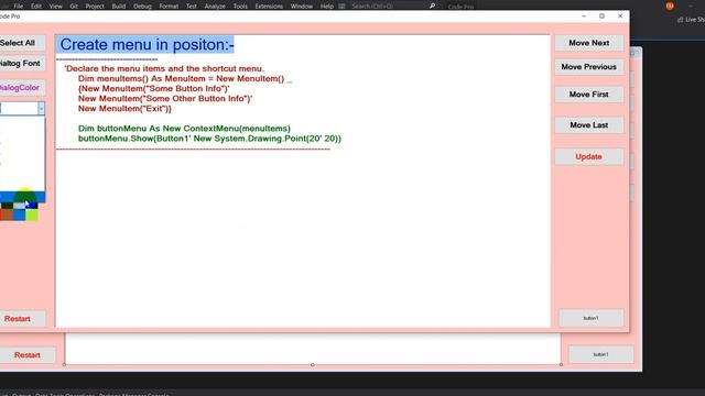 Saving and Restoring RichTextBox Formatted Text смотреть онлайн