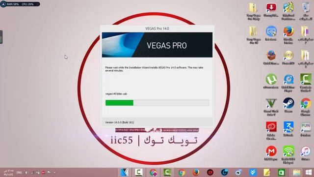 شرح تثبيت سوني فيغاس 14 pro + التفعيل | sony vegas pro 14 FREE смотреть онлайн