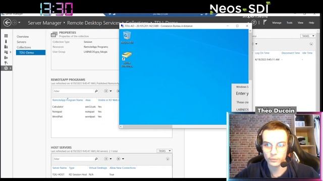 13:30 - Remote Desktop Services, avec Théo Ducoin смотреть онлайн