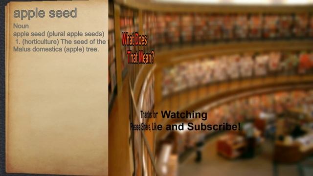 What does apple seed mean? смотреть онлайн