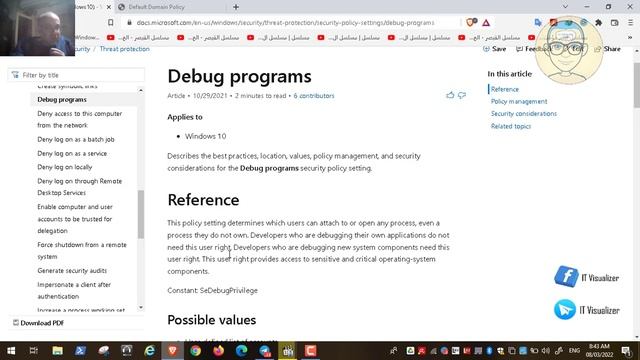 48-Windows Server 2019 Security Technical Implementation Guide Ver 2 Release 2 04/05/2021 Part 18 смотреть онлайн