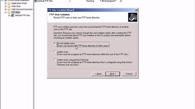 FTP server configure смотреть онлайн