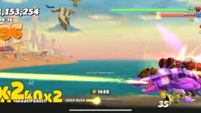 Dark Magic Shark! Most Jellyfish Eaten Live Contest! - Hungry Shark World смотреть онлайн