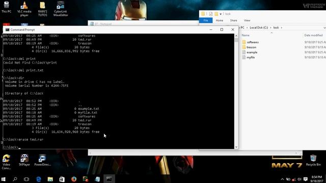 07 Command Prompt del echo exit смотреть онлайн