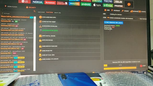 Samsung note 10 lite Frp Bypass Unlock tool смотреть онлайн