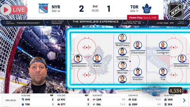 🔵NEW YORK RANGERS vs. TORONTO MAPLE LEAFS | Live NHL Hockey | Play by play смотреть онлайн