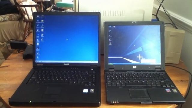 Windows 2000 vs. Windows XP laptop boot race! смотреть онлайн