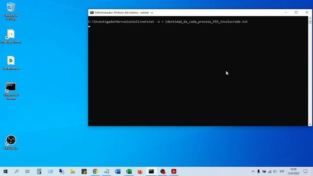 Evidencia Volátil - Identidad de cada proceso PID involucrado смотреть онлайн