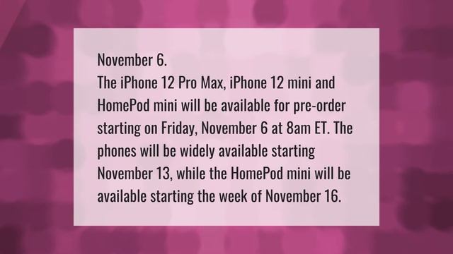 When can you preorder the iPhone 12 Pro Max? смотреть онлайн