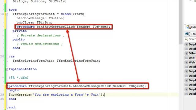 Learn Delphi Programming | Unit 5.5 | Exploring a Delphi Form's Unit смотреть онлайн