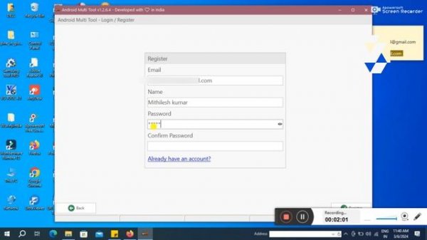 Android Multi Tool (AMT Tool) Loging & Register || How To Use Android Multi Tool