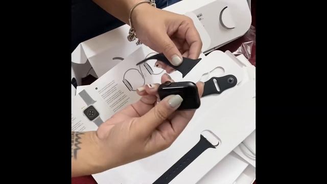 UNBOXING APPLE WATCH S6 Black 44mm 😍🥰 смотреть онлайн